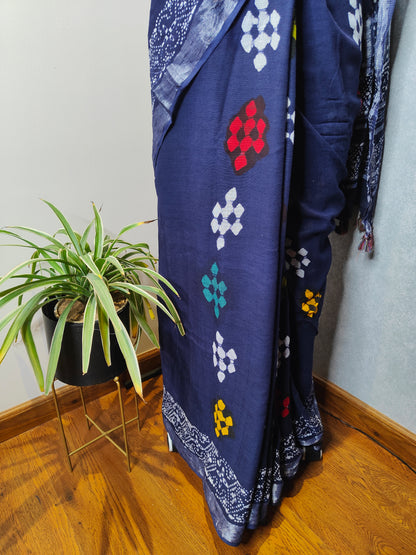 Blue Saree