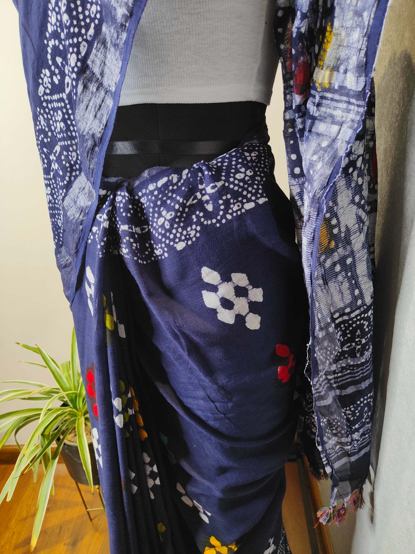 Blue Saree