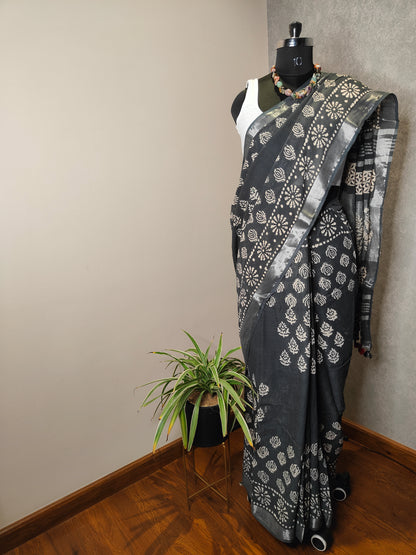 Grey Saree