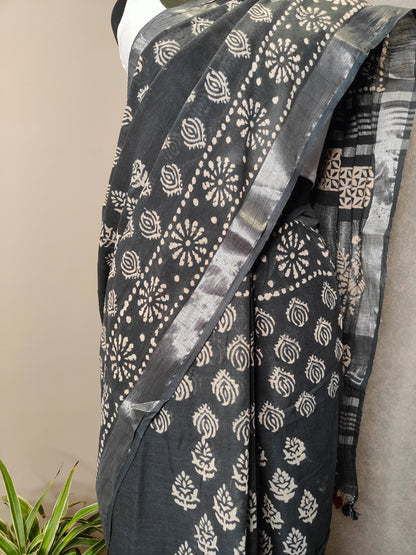Grey Saree