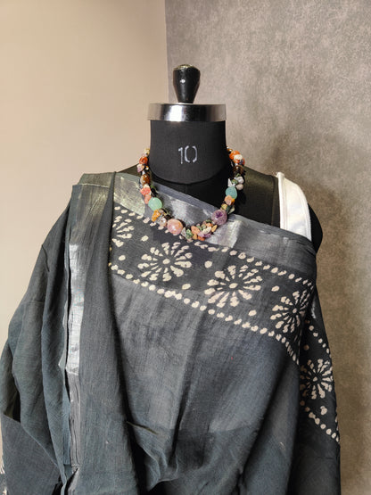 Grey Saree