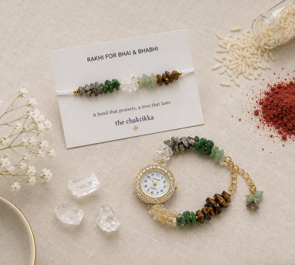 Money Magnet Bhai-Bhabhi Rakhi & Lumba Set