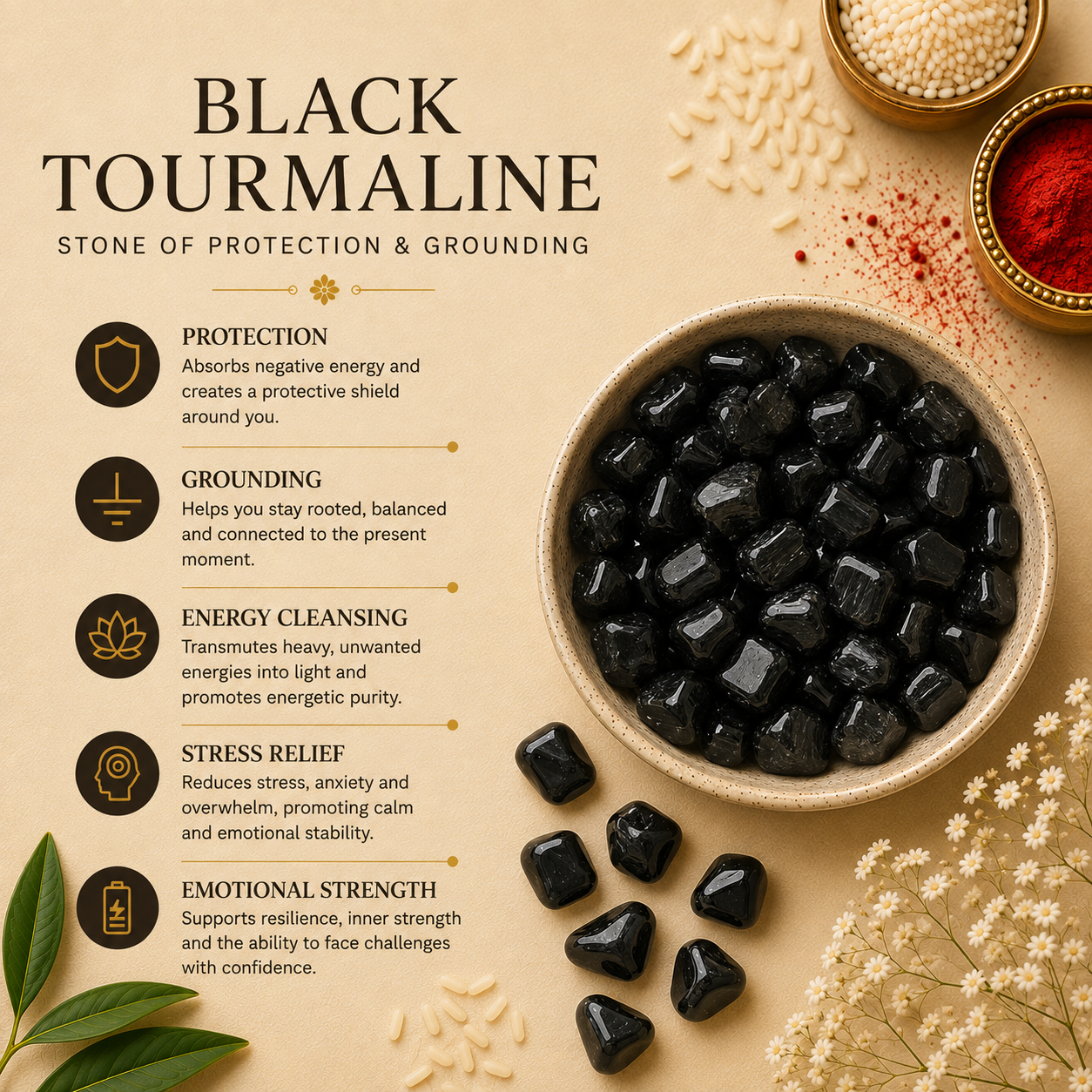 Black Tourmaline Bhabhi Lumba